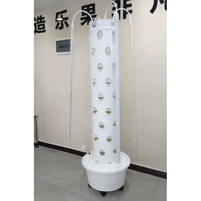 Nine Layer Automatic Hydroponic Planting Vertical Tower with Pump and Lights