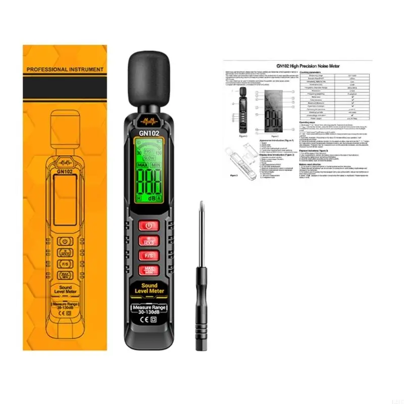 

2025 Carry Sound Level Meter Accurate Noise Monitoring Device for Home School