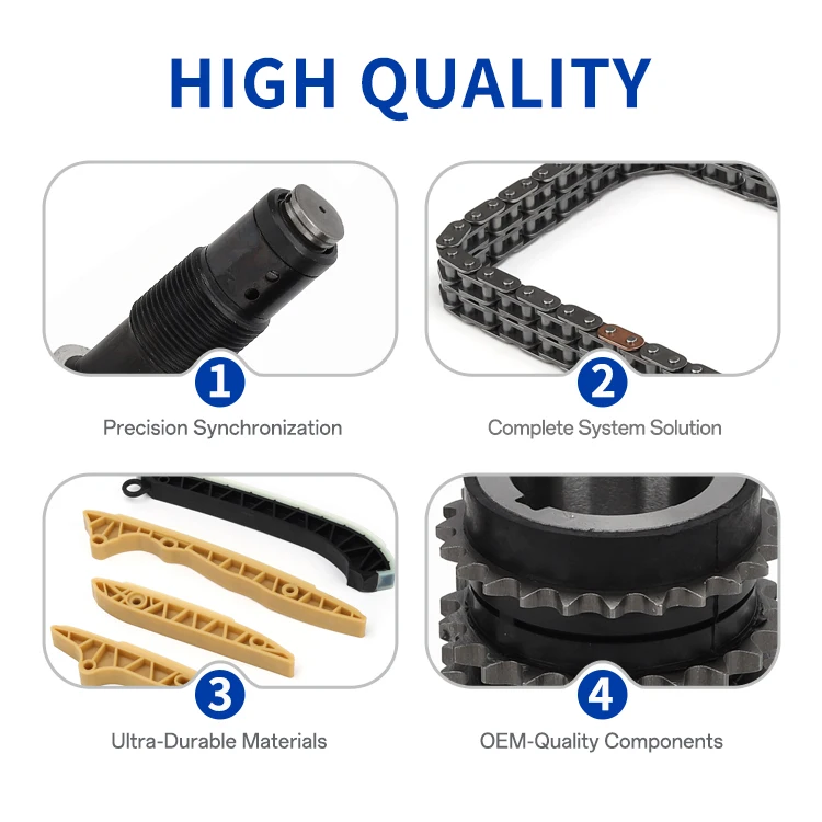 

0049971194 A0009930676 M272/M273 Auto Timing Chain Kit With Tensioner A0009930676 Timing Chain & Accessories