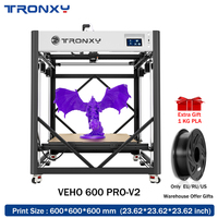 VEHO 600 PRO V2 FDM 3D Printer 600*600*600mm Print Size Direct Drive Extruder 3D printer Kit With Klipper Firmware 1 KG PLA Gift