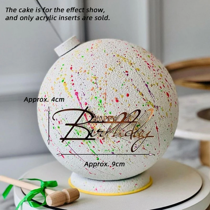 Oh Baby-Acryl-Kuchenaufsatz, alles Gute zum Geburtstag, Partydekoration, Junge oder Mädchen, Geschlecht offenbaren, Dessert-Dekor 1 Stück/3 Stück/5 Stück – Detail 20