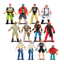 1/18 Scale People Action Figures Explorer Hunter Soldier Model Playset Toy Character Flexible Figurines Movable For Kid Boy Gift