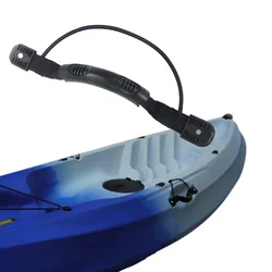 Rubber Kayak Carry Handle Canoe Boat Side Mount Paddle Park With Bungee Cord Accessories