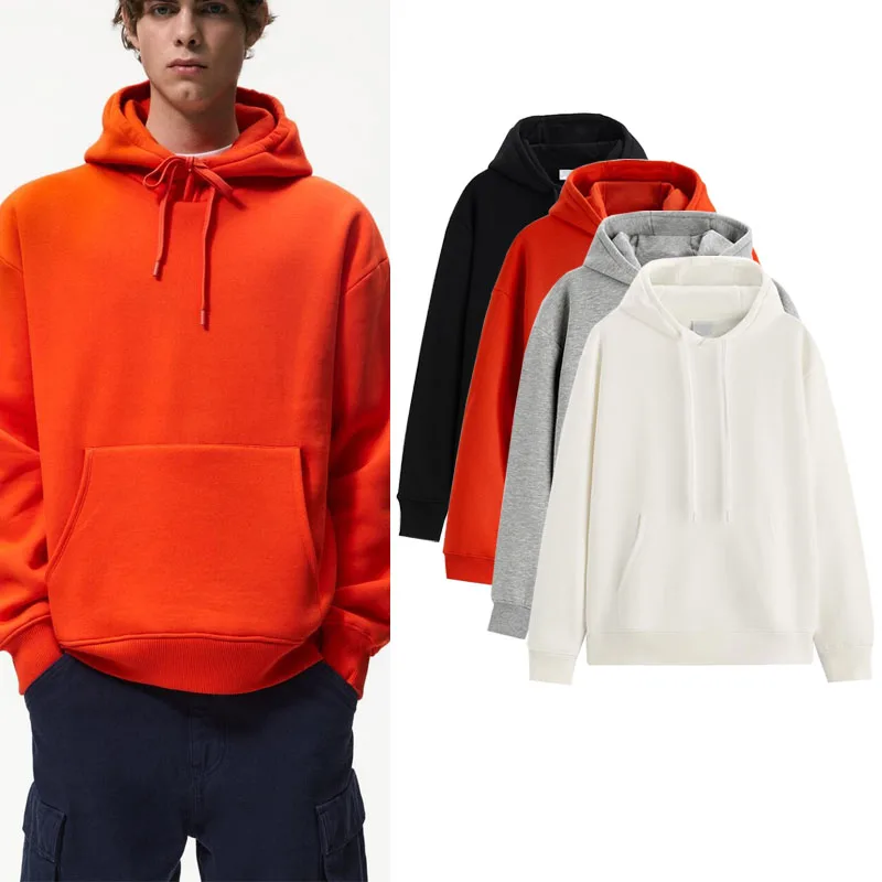 

Faionable Oversized Hoodie Sweatirt with Fce for Men Casual Loose Fit Hooded Sweatirt Autumn Winter New Arrival
