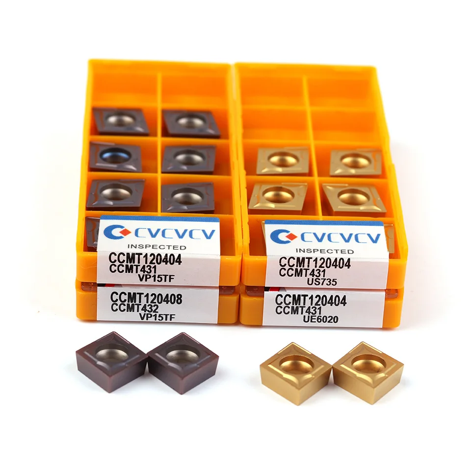 CCMT060204 CCMT09T304 CCMT120404 VP15TF UE6020 US735 carbide turning tool metal tool CNC turning tool CCMT120408 cutting tool