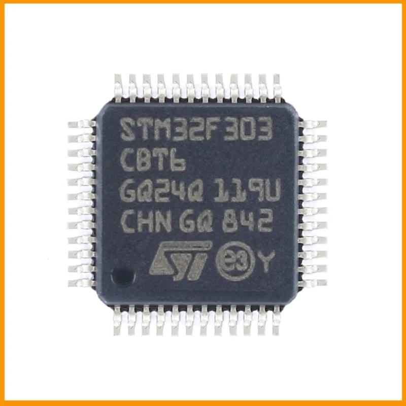 5Pcs/Lot  New Original STM32F303CBT6 STM32F303  Microcontroller IC 32-Bit Single-Core 72MHz 128KB (128K x 8) FLASH 48-LQFP (7x7)