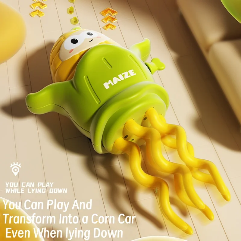 Mini juguete de cuerda de baile divertido, cadena de simulación para bebé, colgante de maíz para gatear, juguete para aliviar el estrés, regalo de Navidad