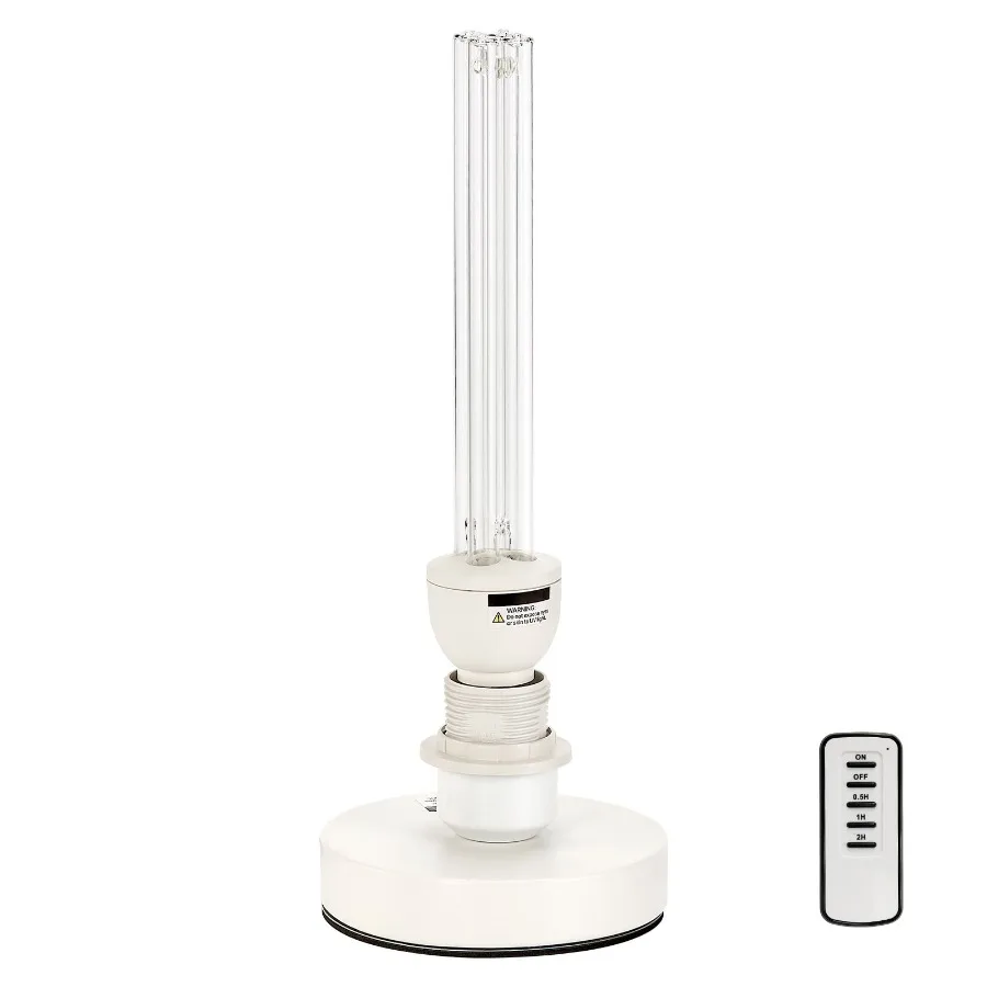 

УФ-лампа 25 Вт с озоновым очистителем, портативная УФ-С лампа с пультом ДУ, УВО-лампа с основанием и таймером 30/60/120 минут