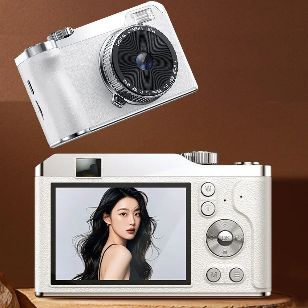 

Front/Rear Dual Camera 4K HD Digital Camera 16x Zoom Autofocus Entry-Level CCD Camera LED Fill light Rechargeable