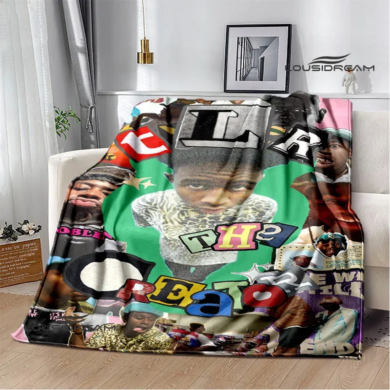 Rapper Tyler The Creator Printed blankets Warm Flannel blankets Soft and comfortable blanket bed linings Birthday Gift