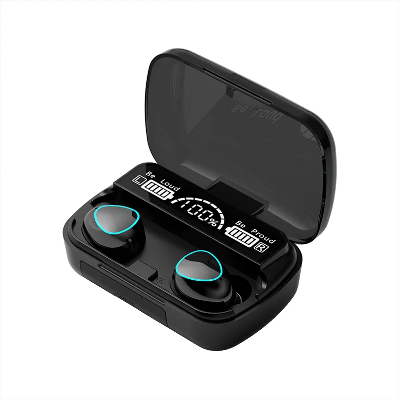 

Earphone In Ear TWS Earbuds Wireless Ver 5.3 Magnetic Storage Cabin LED Digital Display Power MICRO USB 600 MAh