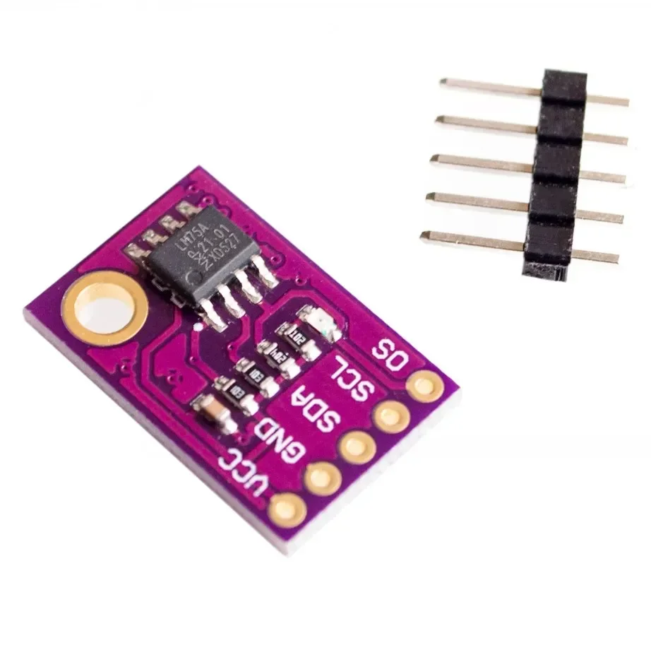 

LM75 LM75A temperature sensor high speed I2C interface high precision development board module