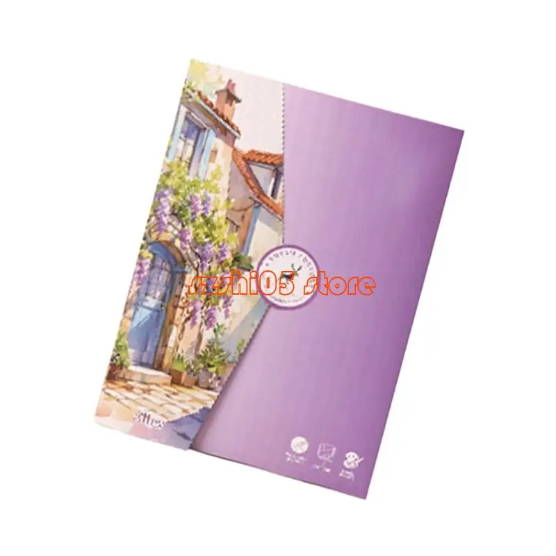 781E WaterColor Painting Set da colorare Libro immerge Pen Pigmenti Pigmenti acquerello Disegno forniture per studenti
