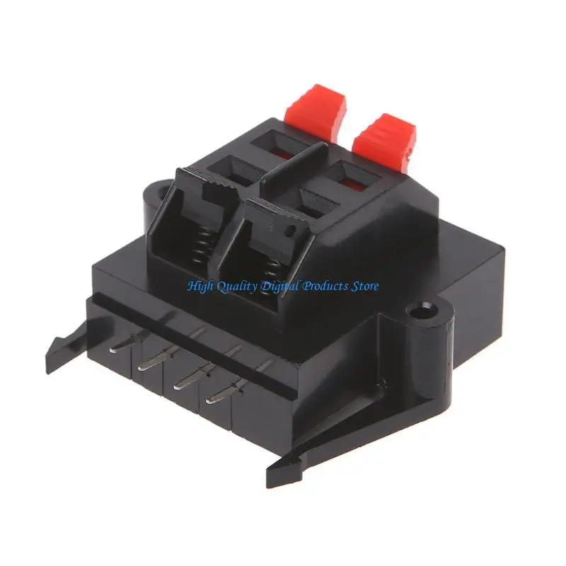 U2JE Heat Resistance Speaker Terminal Strip Block Awg24-16 Wire Terminal Block Small Resistance Temperature Coefficient