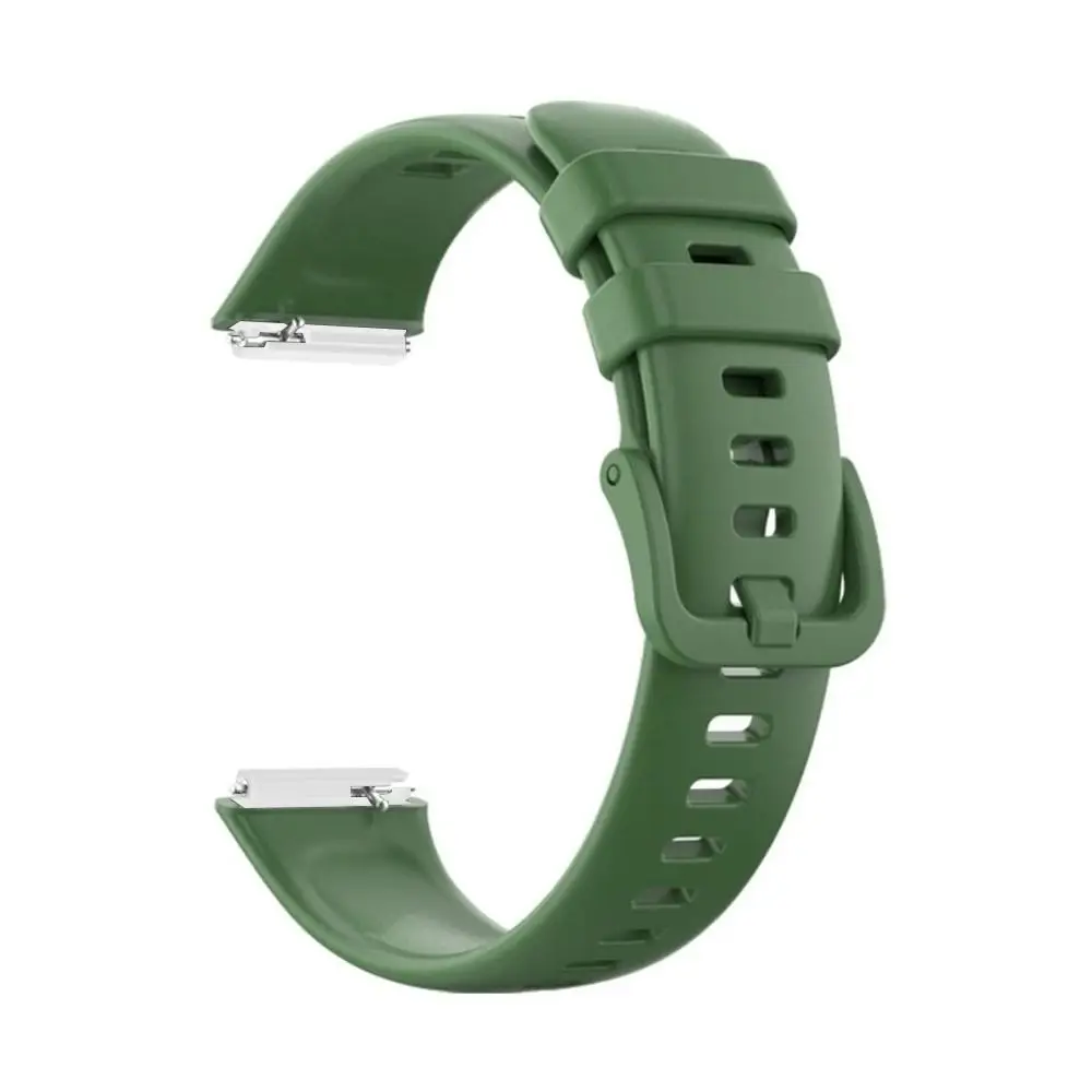 Portable Silicone Watch Strap Plastic Adapter Replacement Bracelet Breathable Smart Watch Watchband for Huawei Band 7