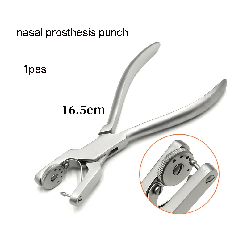 

Cosmetic plastic nose prosthesis puncher nose augmentation five-hole adjustable pliers nose comprehensive instrument