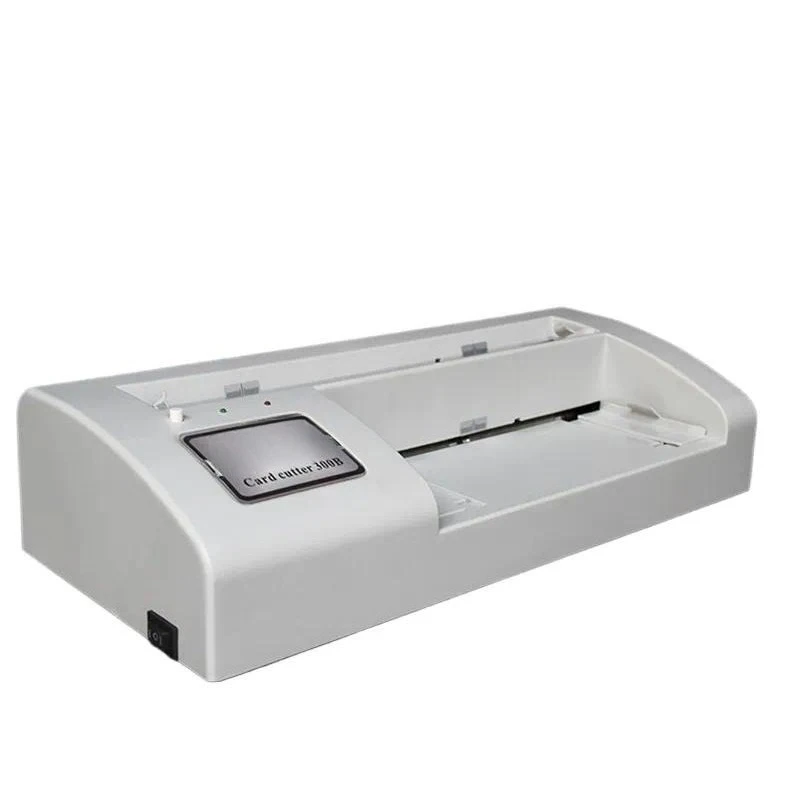 Automatic Electric Paper Cutter A4 Business Card Cutting Machine Badge Maker Trimmer Device For Office Craft DIY Precision