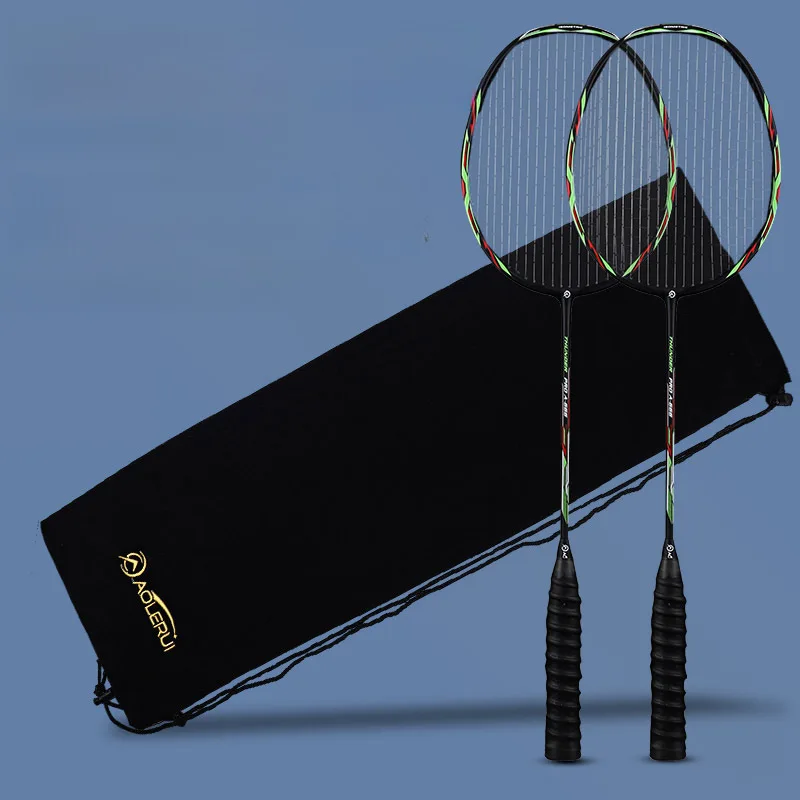 풀 카본 배드민턴 라켓 세트 2인용 이미지