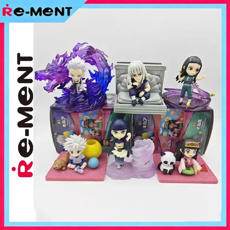 

Rement Genuine Rement Hunter Hunter Desq Desktop Hunter Vol.5 Mini Figure Collection Pen Holder Phone Stand Blind Box Kawaii
