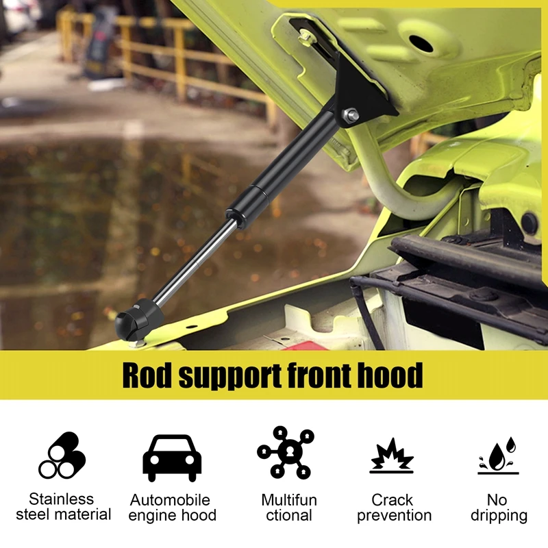 

Res--iFront Hood Lift Arms Shocks Struts Rods For Suzuki Jimny 2019 2020 Car