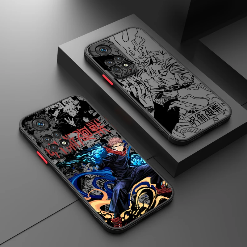 Spell Return Cool For POCO X4 M5S F4 M4 X3 F3 M3 C3 Pro GT NFC 4G 5G Frosted Translucent Phone Case