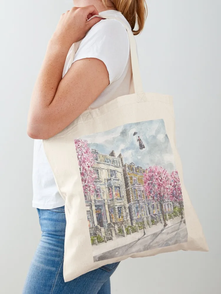 Mary Poppins Tote Bag Custom bag great bag Women's shopper Canvas Tote