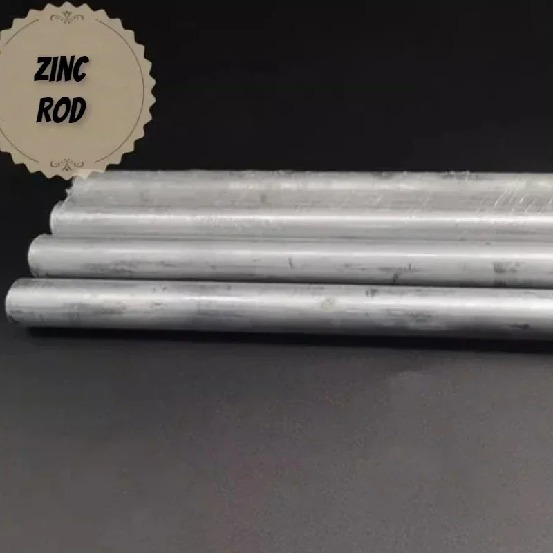 100mm Zinkstaaf Effen Ronde Bar Galvaniseren Anode Elektrode Diameter 3mm 4mm 5mm 6mm 8mm 10mm 12mm 14mm 15mm -25mm