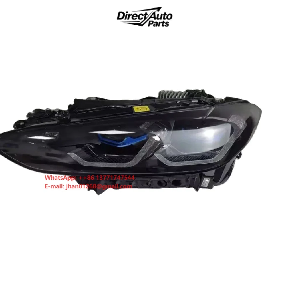 2022-2024 for 4 Series G22 G82 G80 425 430 M4 Original Style Factory Headlight Upgraded New Smoked Black Headlights