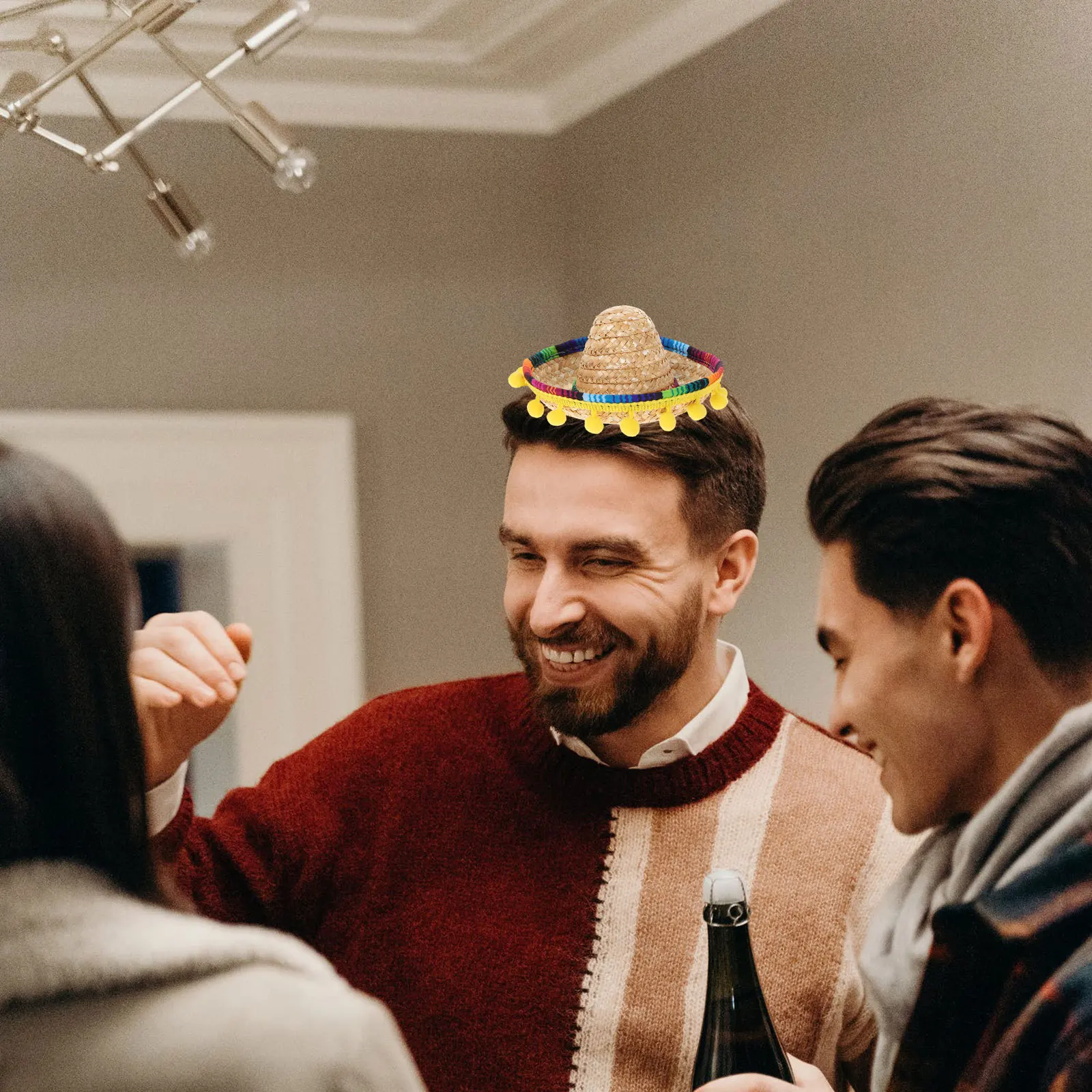 

Mini Mexican Sombrero Cute Party Accessories For Women Pets Fiesta Birthday Wedding Decorations Small Lightweight