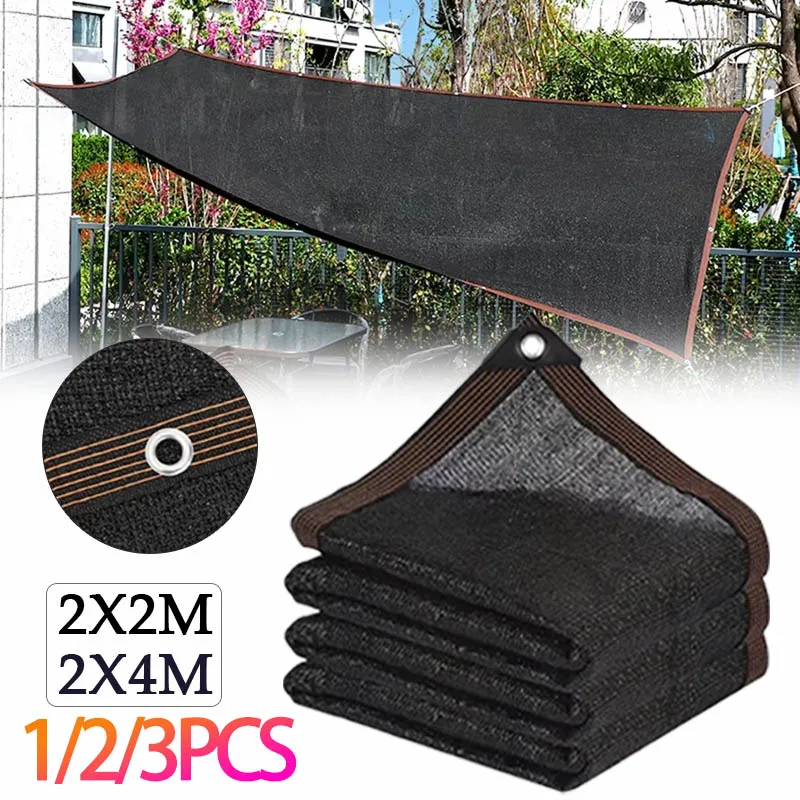 2X2M 2X4M Sunshade Mesh  90% Sunblock Net for Summer Garden Shade Sails for Plants Outdoor Shade Net Cover Sun Shade Cloths