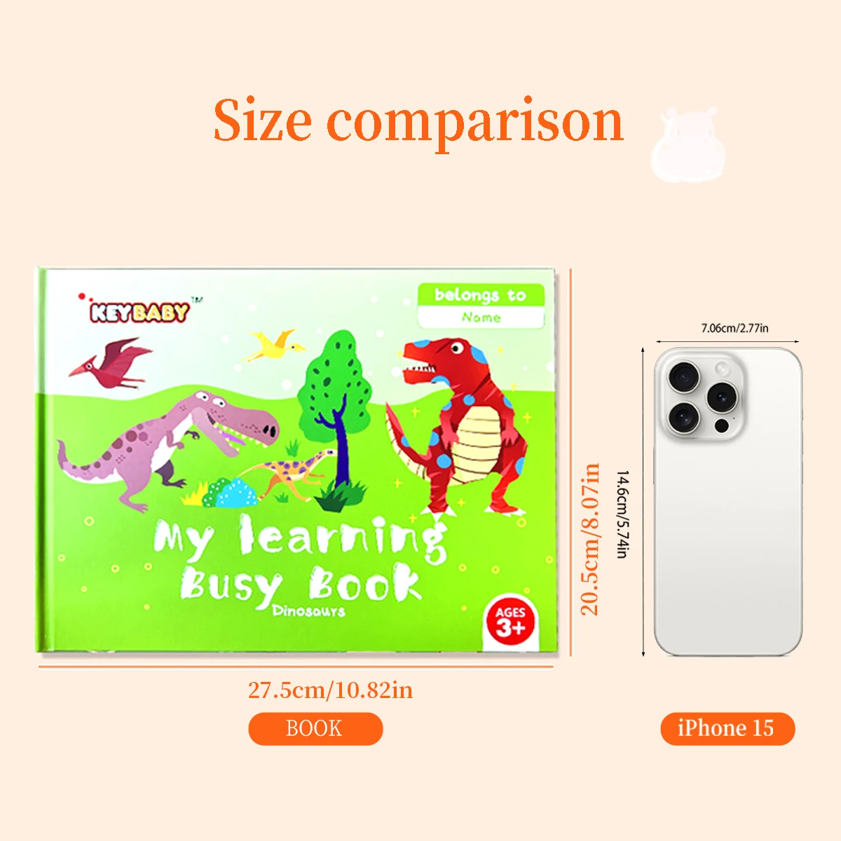 Children's Toy Book Removable Velcro Design Paste The Card To The Right Place Children's Puzzle Books English Version