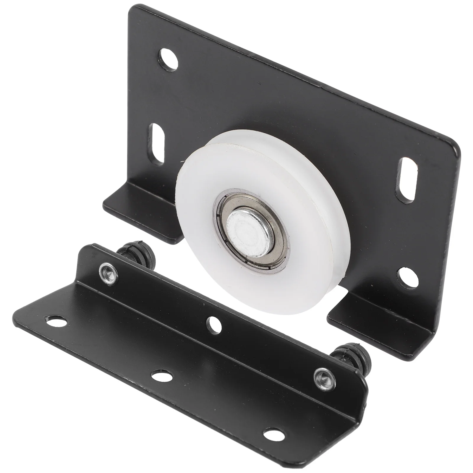 

2Pcs Sliding Door Roller Metal Pulley Wheel Strong Load Bearing Capacity Easy Installation for Glass Doors Wardrobes Closets