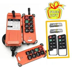 JF21-E1B Industrial Radio Wireless Crane Hoist Remote Control 8 Channel F21-E1B 220V 380V AC 2 Transmitters 1 Receiver Single