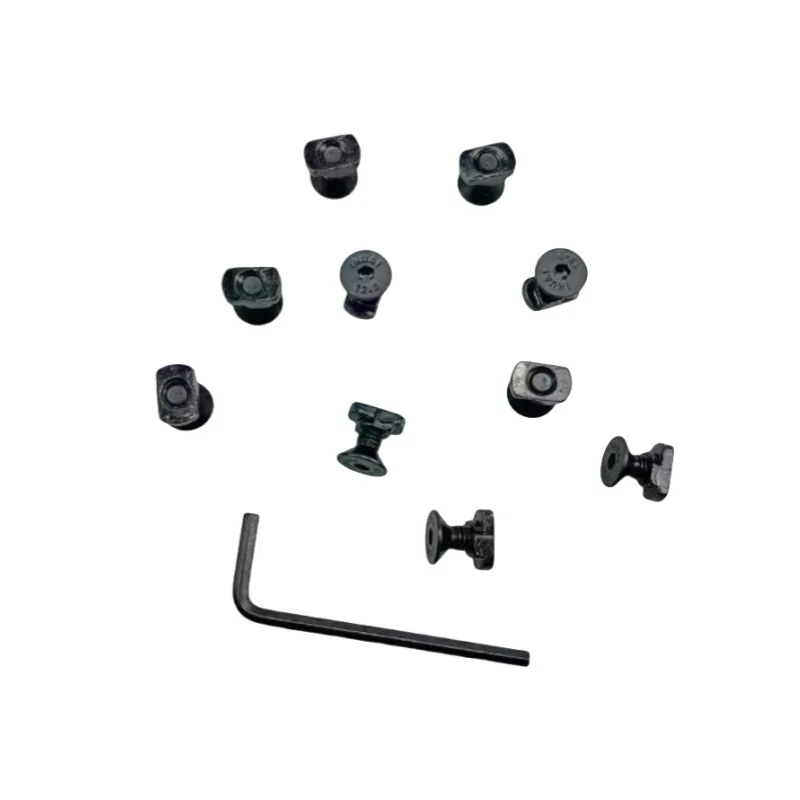 50 sets/pack M5 T-nuts and MLOK M-LOK screw replacement kit, including a small wrench for every 10 sets