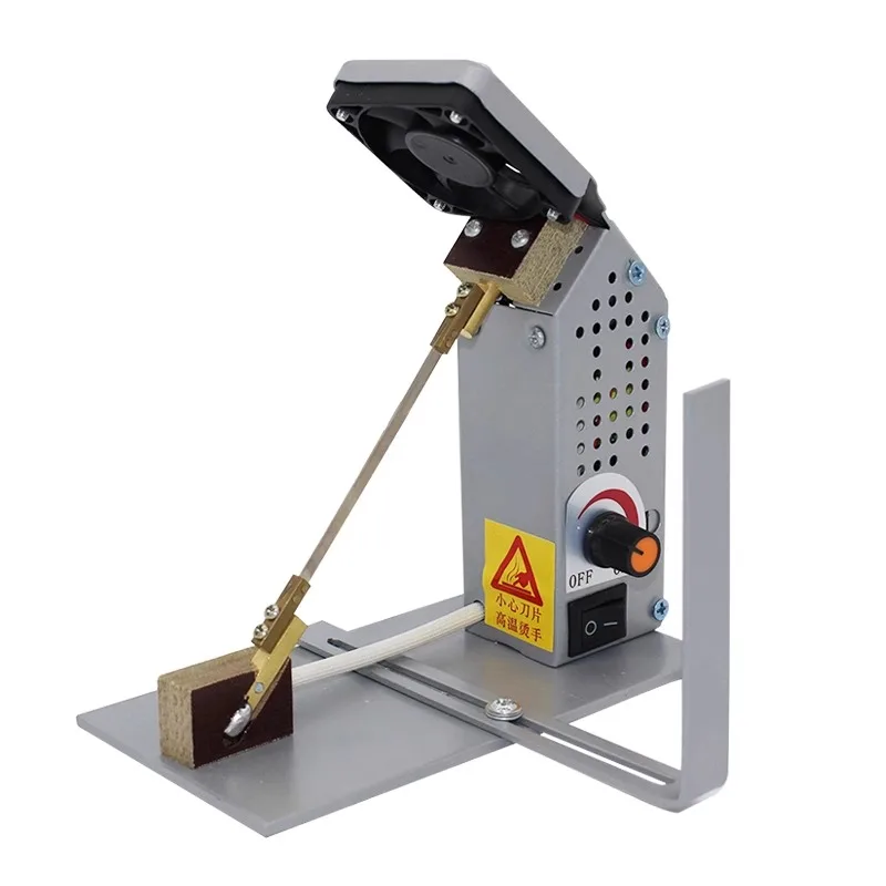 

YC-18 Электромеханический горячий нож с клейкой лентой, регулируемый станок для горячей резки, небольшая ручная торговая марка