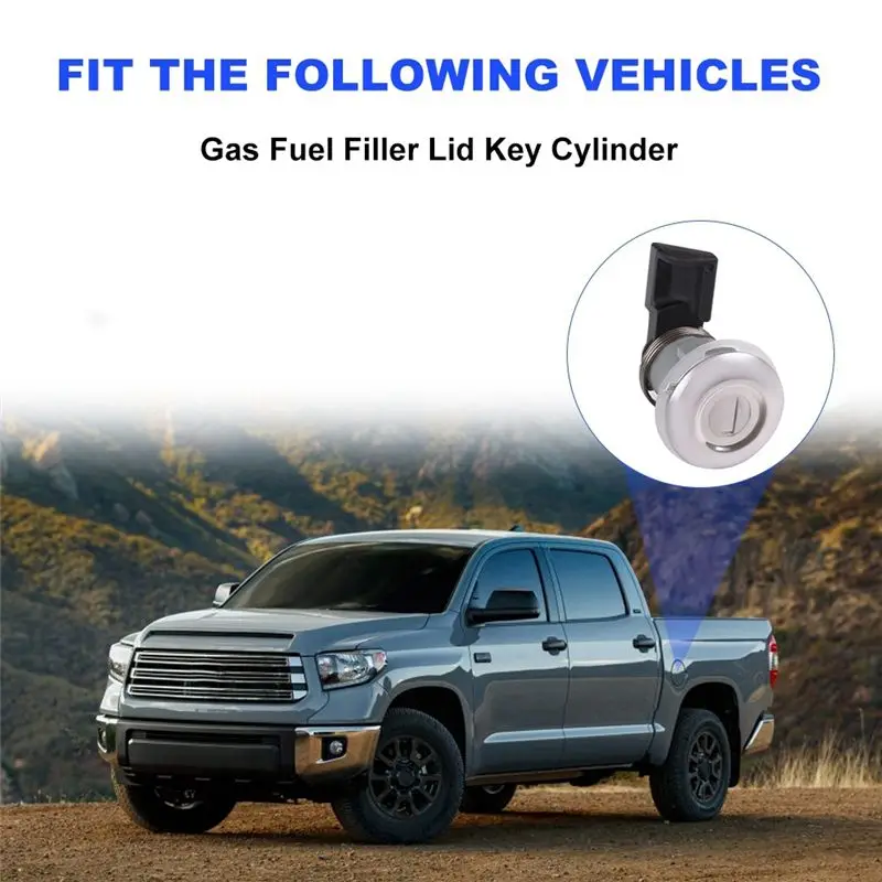 Multi-Purpose Fuel Door Lock Cylinder For 1995-2004 Toyota Tacoma 2000-2003 69058-35140 69058-29016