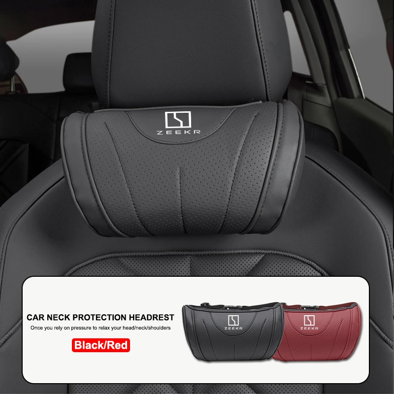 

Car Styling Headrest Memory Cotton Seat Logo Neck Pillow For Zeekr 001 MIX 009 007 Zeekr X 7X