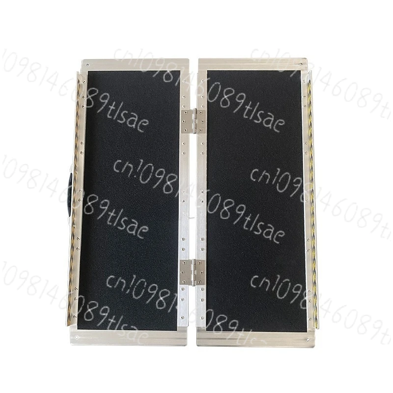 Barrier-Free Aluminum Alloy Ramp Portable Non-Slip Folding Ramps for Wheelchair Access