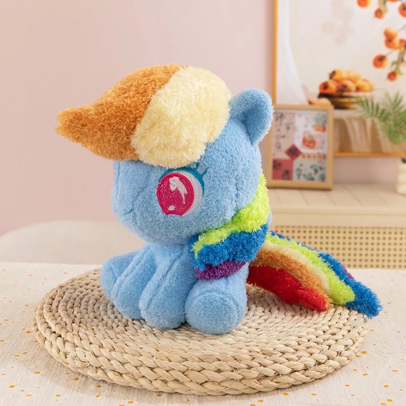 Kawaii بلدي ليتل المهر ألعاب من القطيفة Fluttershy Applejack الشفق البريق الخنصر فطيرة مخدة ناعمة محشوة دمية الاطفال امرأة هدية عيد الميلاد