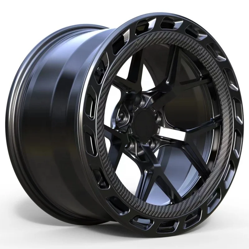 

Custom 2 PC Carbon Fiber Forged Wheel 5x120 5x114.3 5x120 18 19 20 21 22 Inch Forged Aluminum Alloy Concave Wheels Rims for Cars