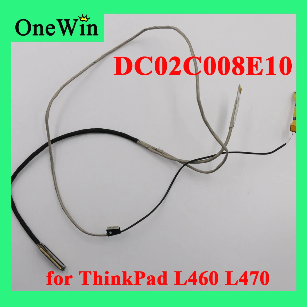 

DC02C008E10 for ThinkPad L460 20FU 20FV L470 20J4 20J5 20JU 20JV EDP FHD/HD New Original Laptop LCD LVDS Screen FRU PN 01AV938