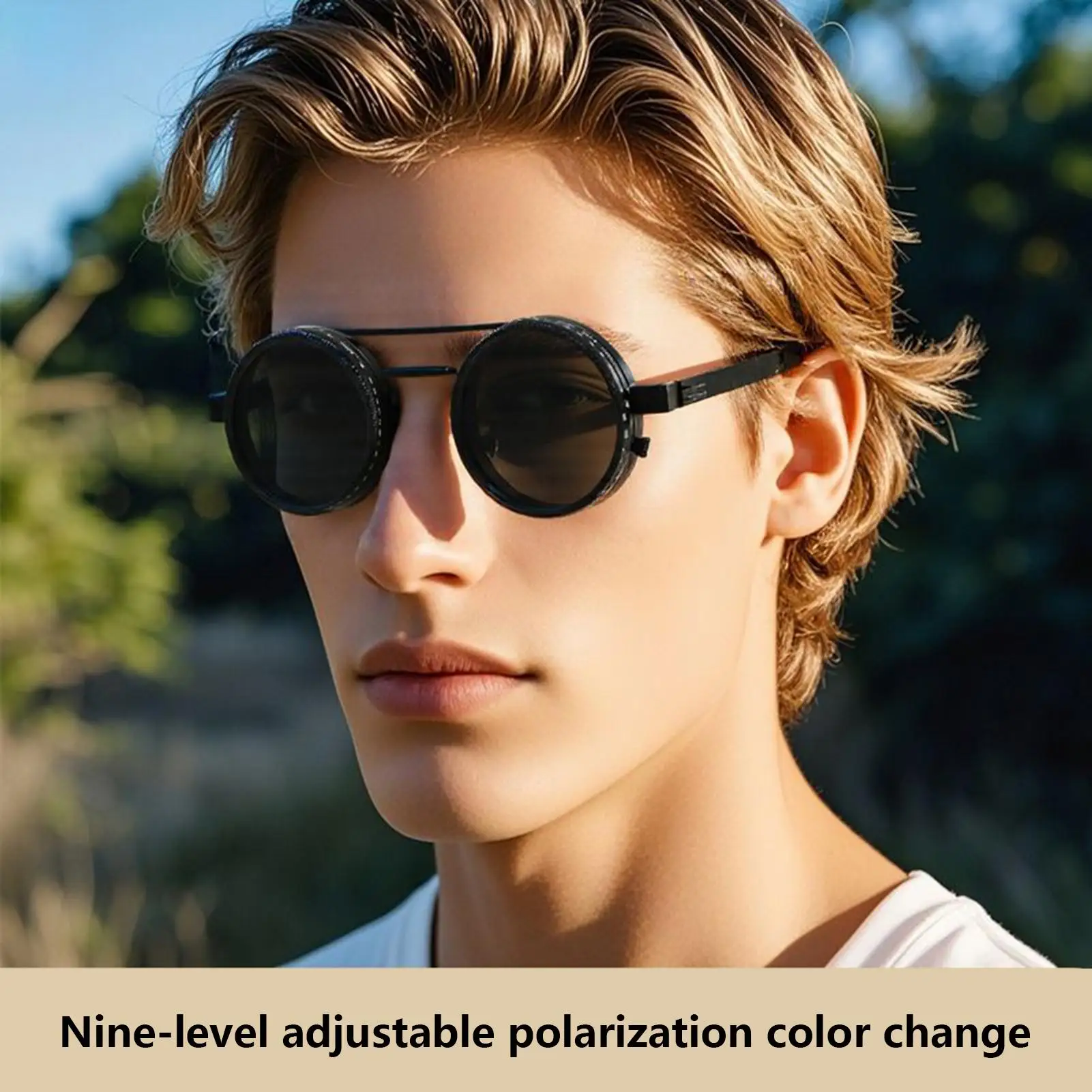 

Adjustable Polarized Sunglasses 1-9 Gears Driving Sunglasses Anti-Glare Eyewear With Filter For Women Men Running Driving Indoor
