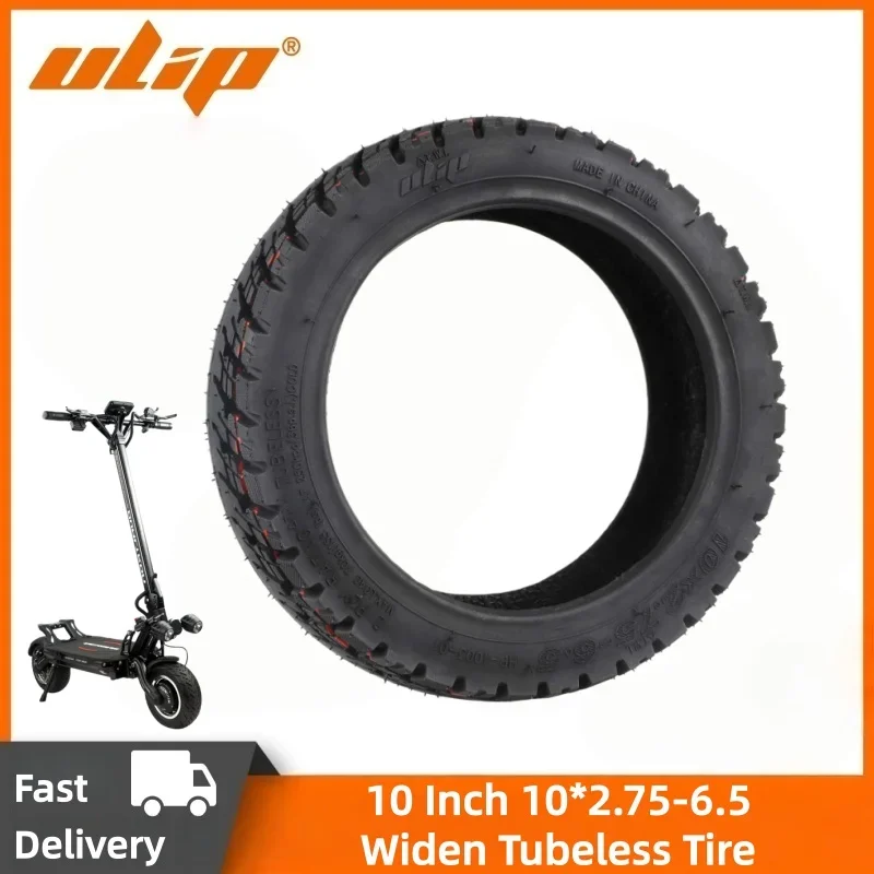 

Ulip 10*2.75-6.5 10 Inch Tubeless Tyre Strong Stability for Speedway Dualtron Electric Scooter Accessories Anti Slip Vacuum Tire