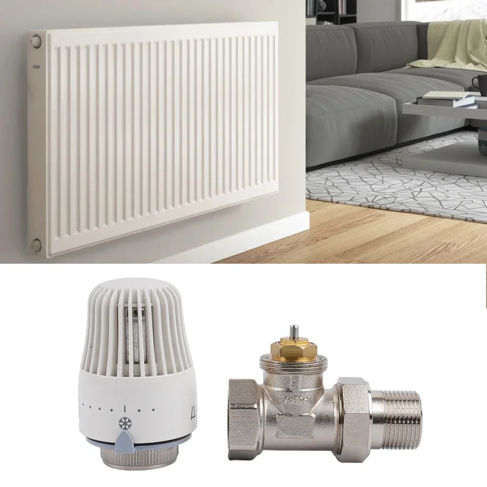 

Brand New Valve Body Controller Valve Thermostatic M30x1 RTL Valve Return Temperature Underfloor Heating White