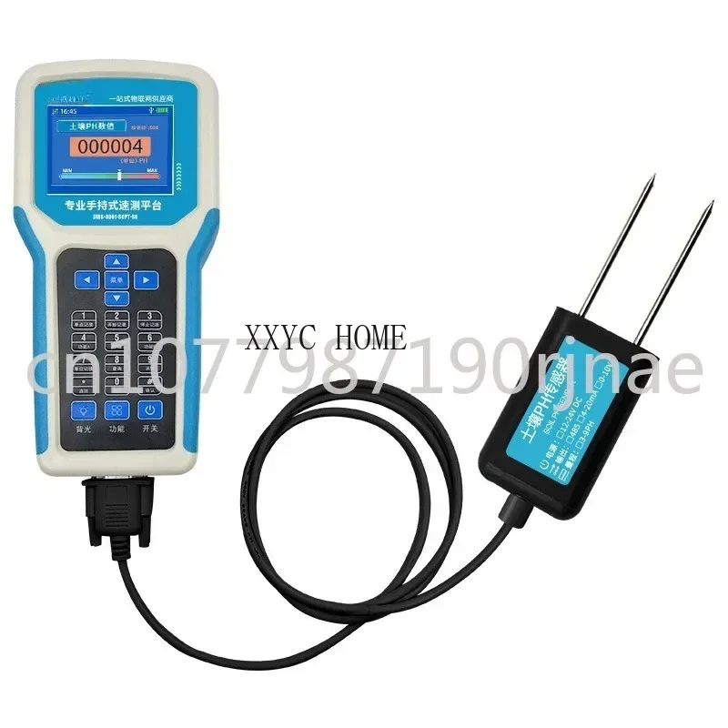 Soil NPK EC Conductivity Temperature Moisture PH Sensor 7 in 1 Digital Soil PH Probe Meter Tester