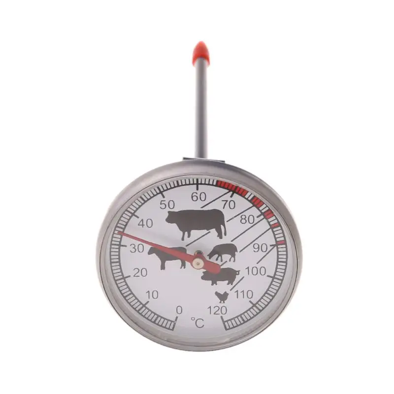 LXAF Stainless Steel Instant Read Probe Thermometer BBQ Food Cooking Meat Gauge