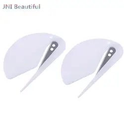 2 X Plastic Letter Opener Mail Envelope Opener Safety Paper Guarded Cutter Blade