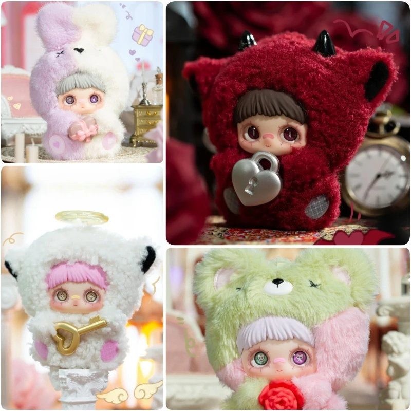 

MayMei May I Love You слепая коробка Kawaii Maymei V6 виниловая плюшевая кукла с лицом загадочная сумка милый брелок кулон-сюрприз игрушка подарок для девочек