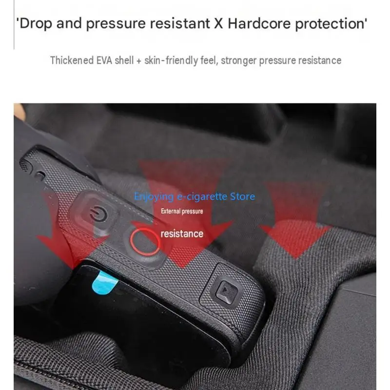 Kamera-Reisetasche für X6-Kamera, Hartschalen-Aufbewahrungstasche mit verstellbarem Riemen Y4QF – Detail 5