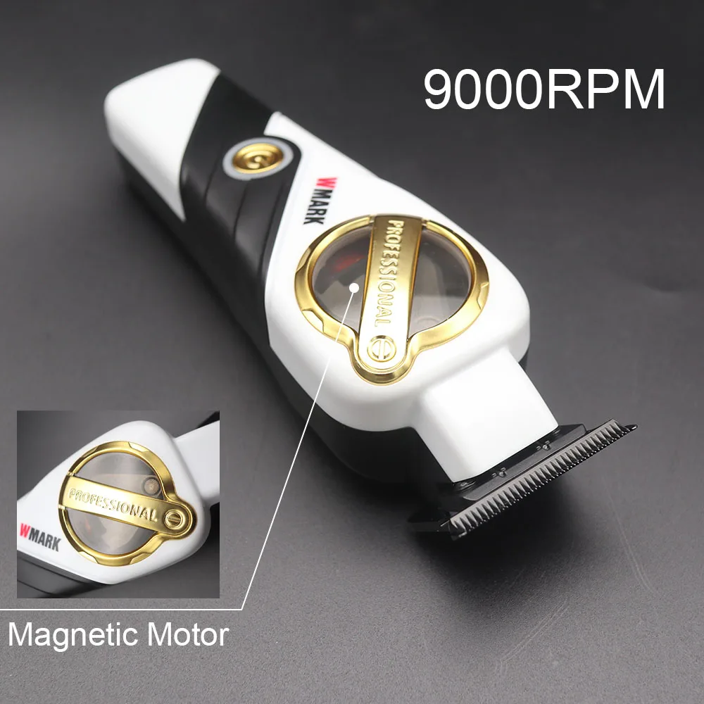 WMARK NG 9213 9000 RPM Tagliacapelli con motore magnetico per uomo DLC T-Blade Zero Gapped Macchina per rifinitura Tagliacapelli professionale